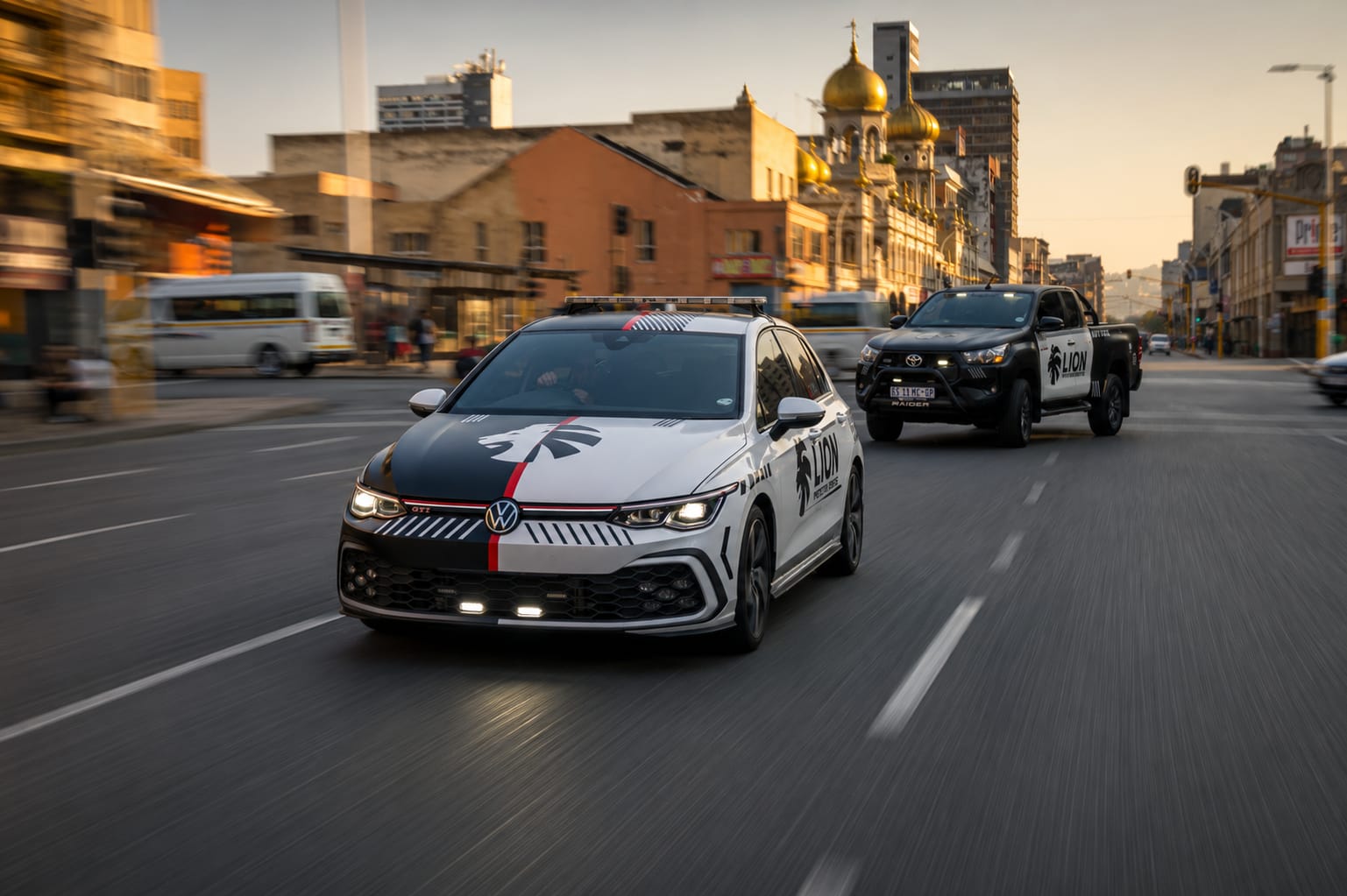Rapid response vehicles en route